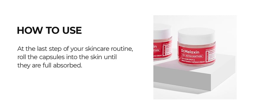 DR.MELAXIN ASTAXANTHIN ANTI-DARK SPOT & BRIGHTENING CAPSULE CREAM 50g
