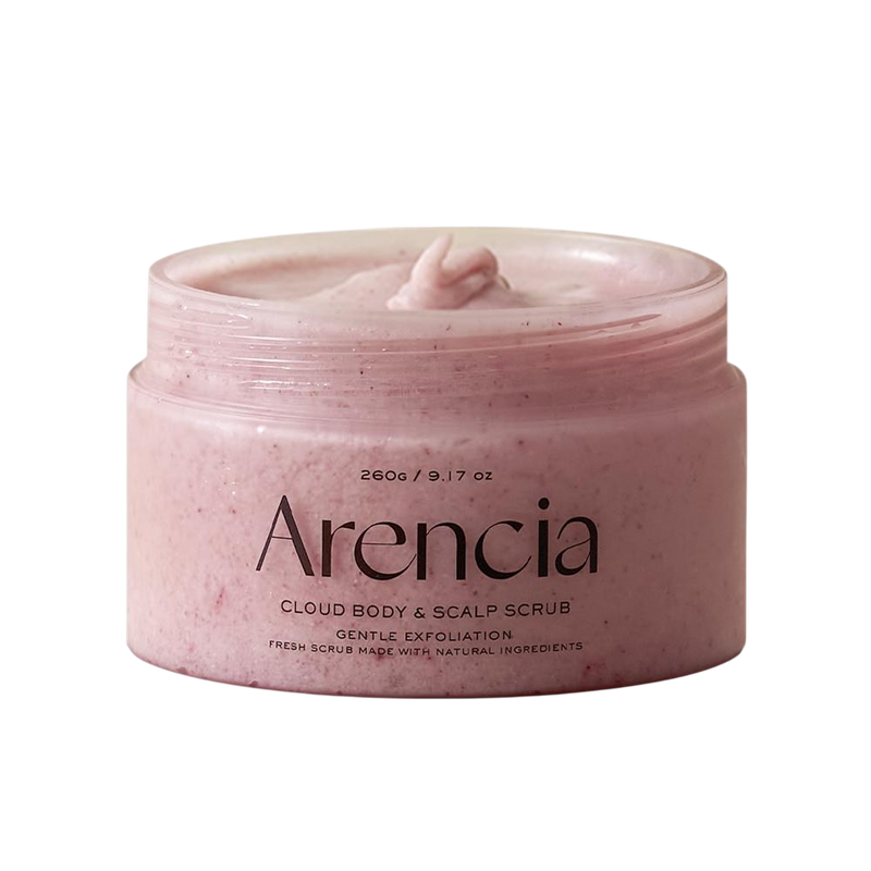 Arencia Fresh Cloud Body &amp; Scalp Scrub Lavender &amp; Pear 260g