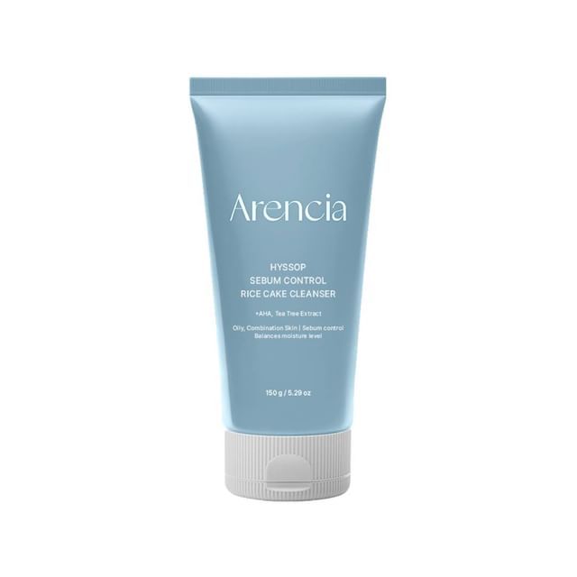 Arencia Hyssop Sebum Control Rice Cake Cleanser 150g