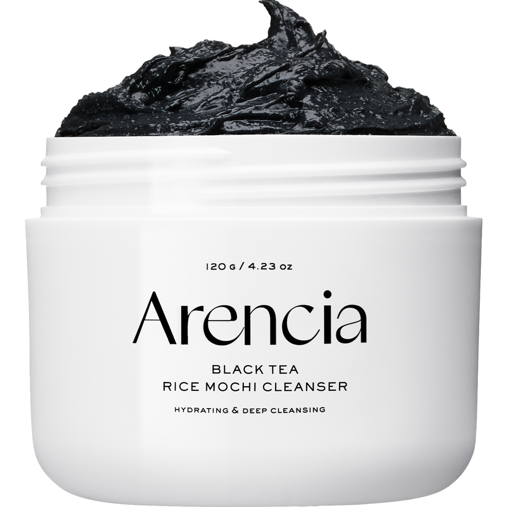 Arencia Black Tea Rice Mochi Cleanser 120g