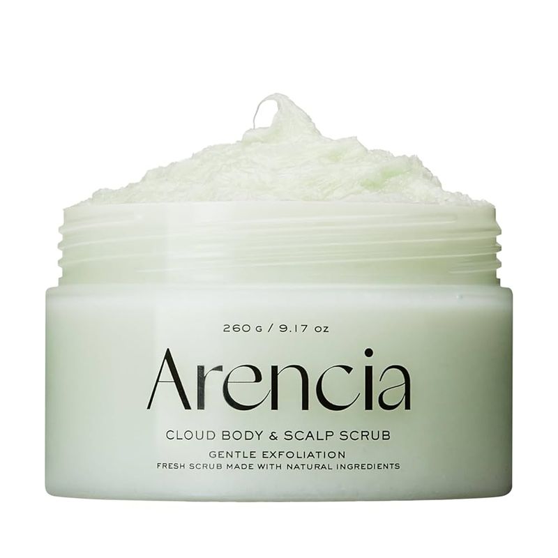 Arencia Fresh Cloud Body &amp; Scalp Scrub Geranium &amp; Primrose 260g