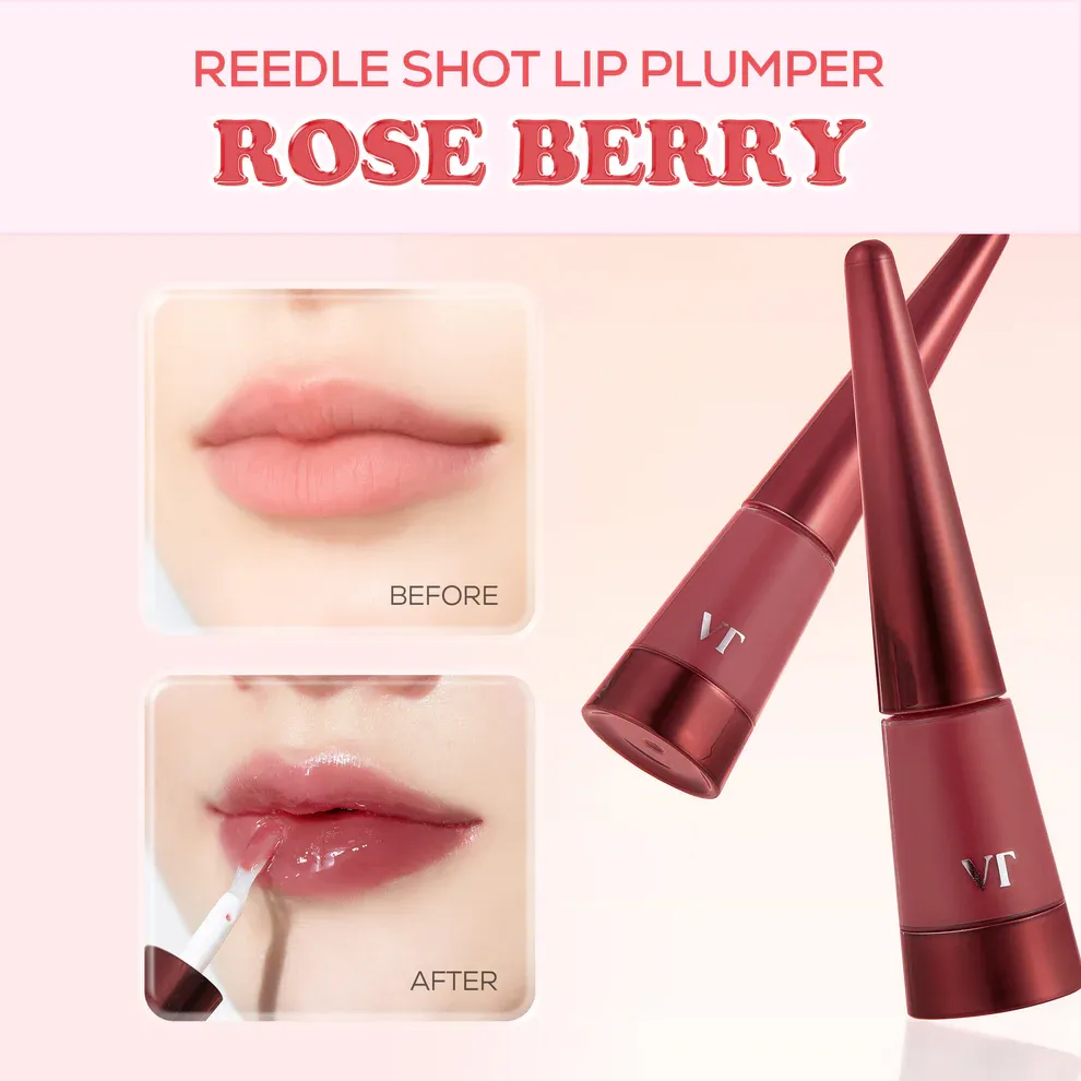 VT COSMETICS Reedle Shot Lip Plumper Rose Berry