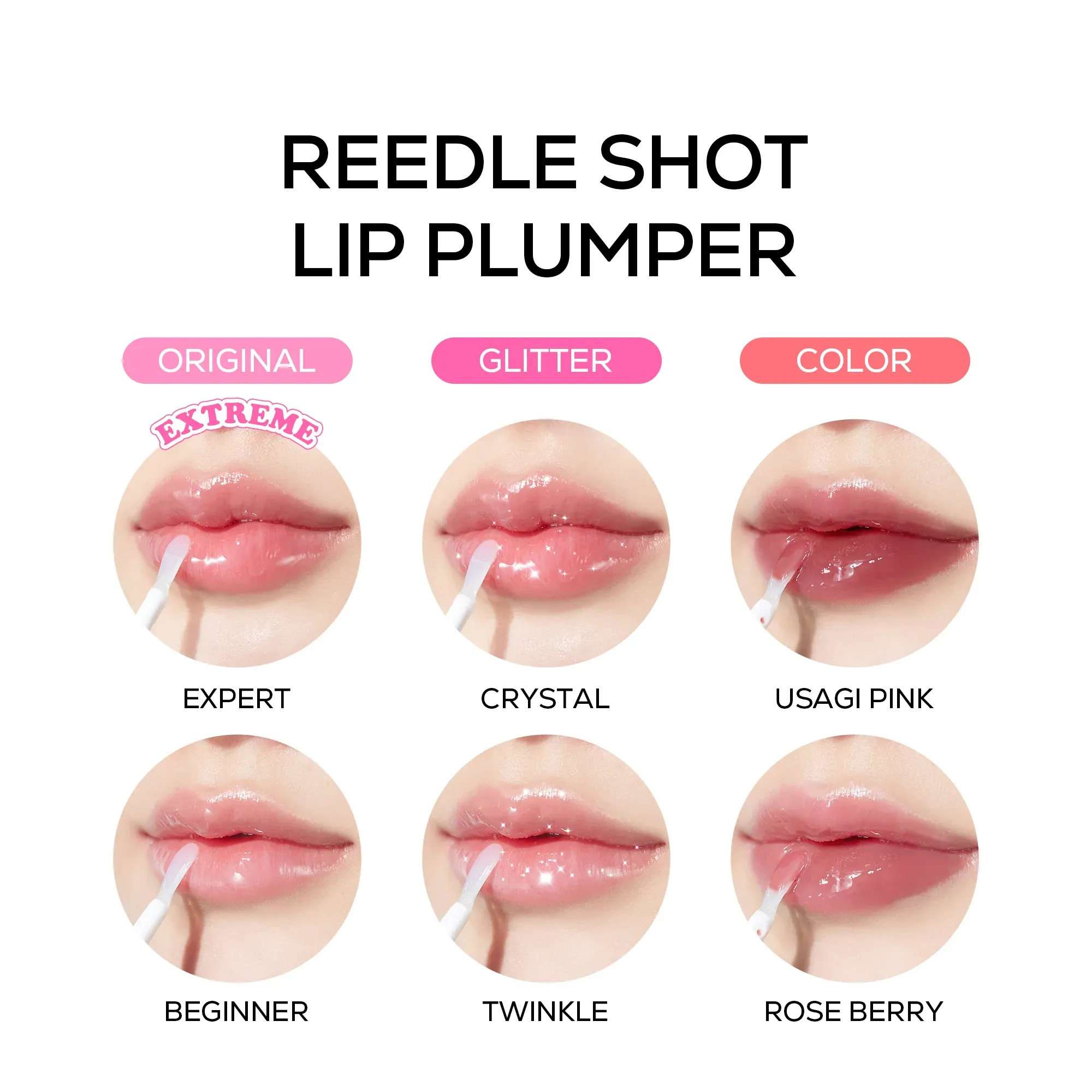 VT COSMETICS Reedle Shot Lip Plumper Crystal