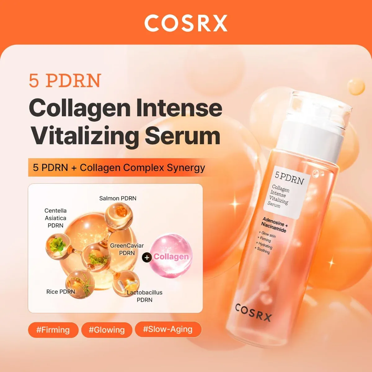 COSRX 5 PDRN Collagen lntense Vitalizing Serum 100ml