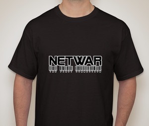 Short Sleeve T-Shirt (NetWar logo only; Black)