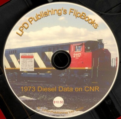 1973 Diesel Data sheets for CNR
