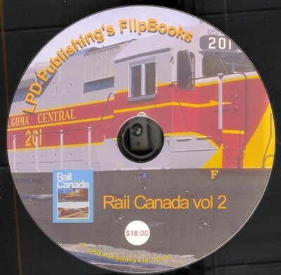 Rail Canada v 2 B&W CD FlipBOOK