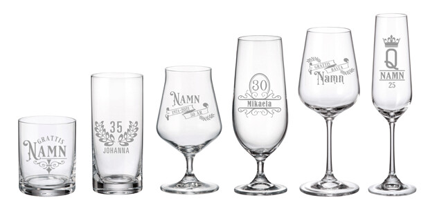 Jubilar Glas