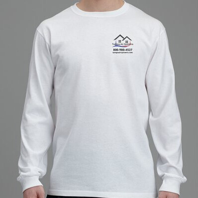 Tampa Air Systems Work T-Shirt | Long Sleeve | White