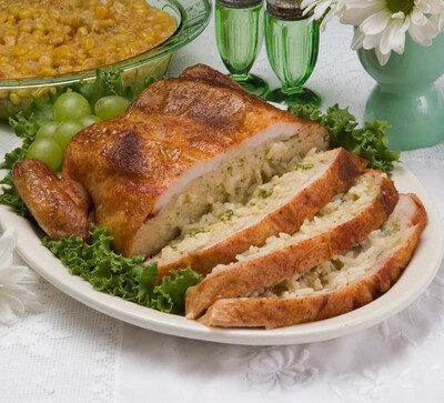 Broussard’s Stuffed Chicken with Broccoli & Cheese