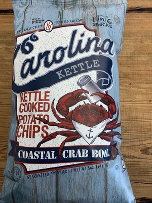 Carolina Kettle Chips Coastal Crab Boil 5 Oz Bag