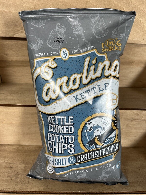 Carolina Kettle Chips Sea Salt & Cracked Pepper