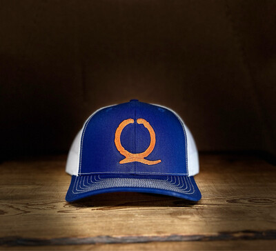Quincey Cattle Blue/ Orange Richardson - Snapback Trucker Cap