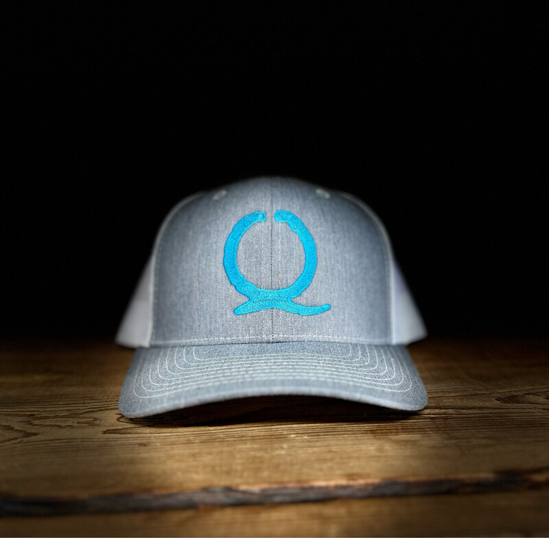 Quincey Cattle Grey And Teal Richardson - Snapback Trucker Cap
