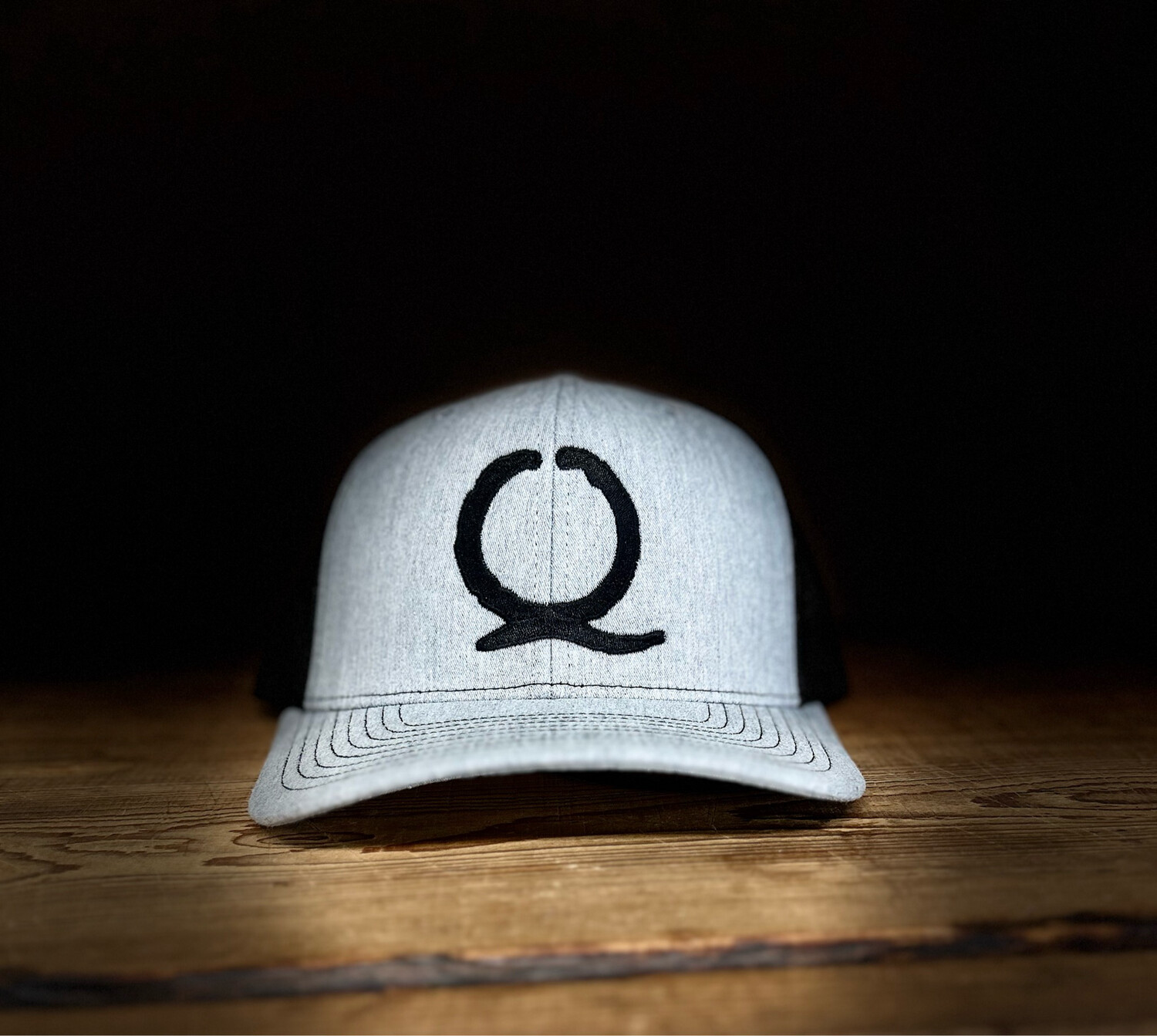 Quincey Cattle Heather Gray/Black Richardson - Snapback Trucker Cap