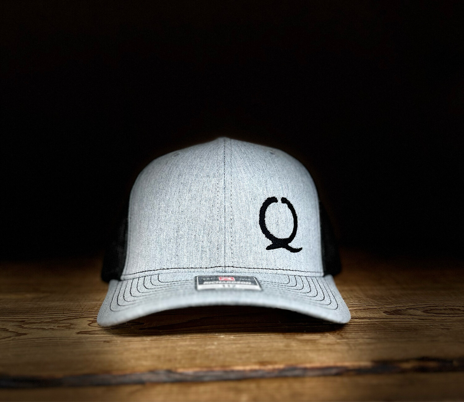 Quincey Cattle Heather Gray/Black Richardson - Snapback Trucker Cap