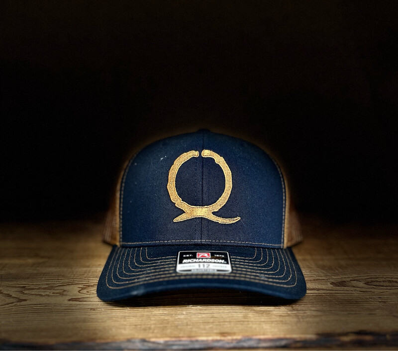 Quincey Cattle Navy/ Caramel Richardson - Snapback Trucker Cap