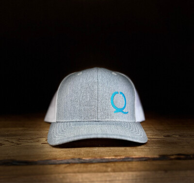 Quincey Cattle Grey And Teal Richardson - Snapback Trucker Cap