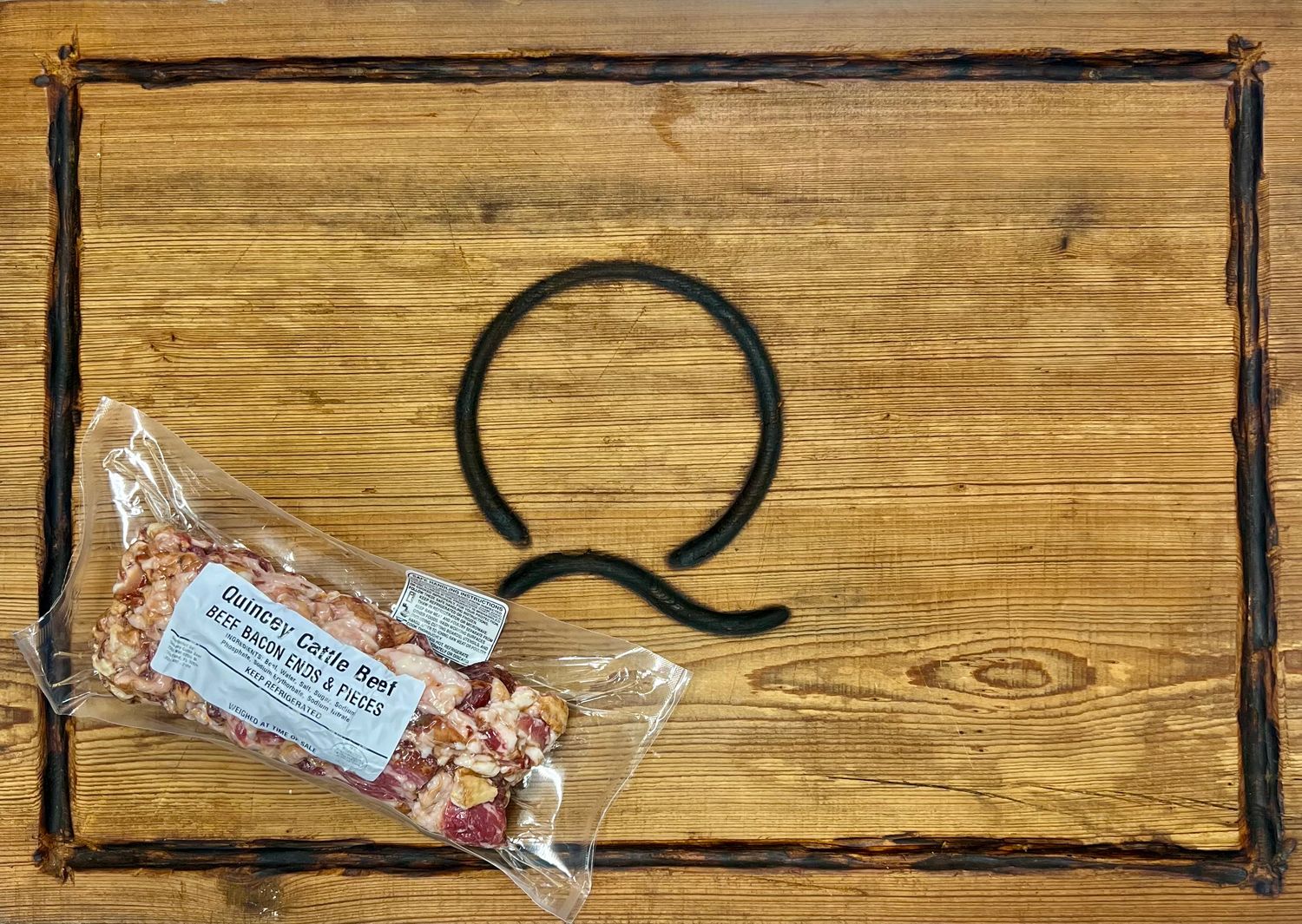 Quincey Beef Bacon Ends & Pieces 1 - 1.5 Pound Package