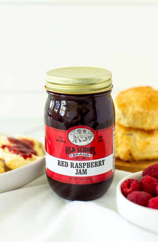 Old School Brand Red Raspberry Jam 19oz