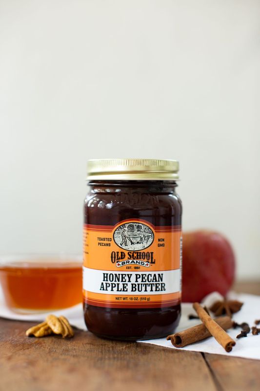 Old School Brand Honey Pecan Apple Butter 19oz