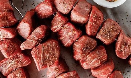 Filet Mignon Kabob Meat 1 lb Pack