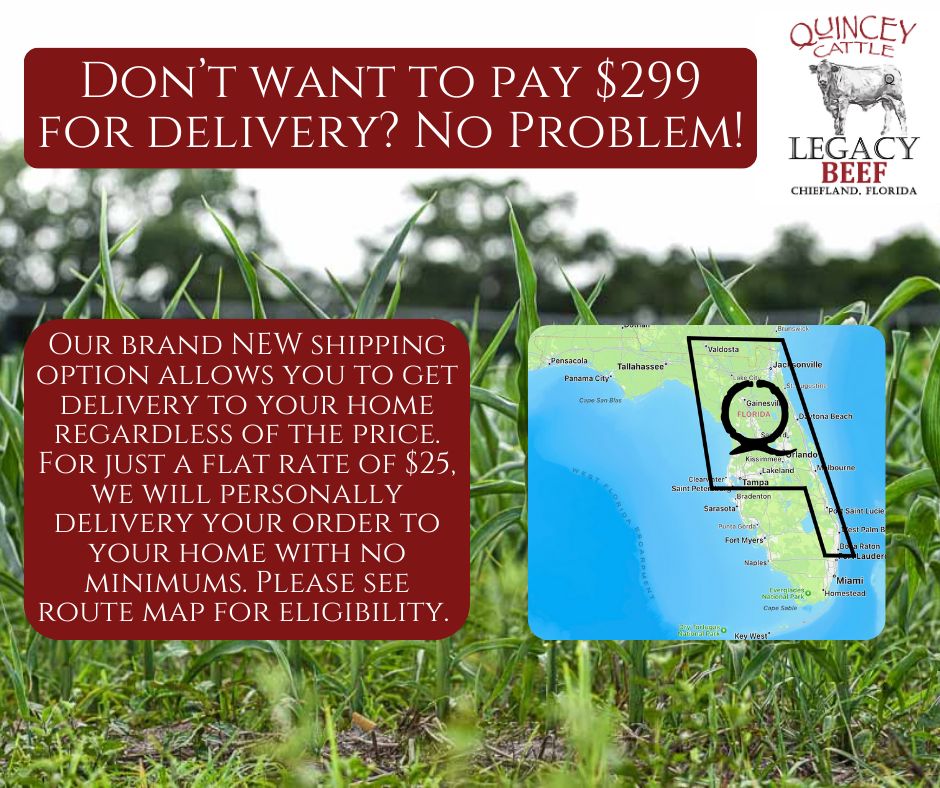 Delivery For All Orders Under $299. A Flat Rate of Only $25