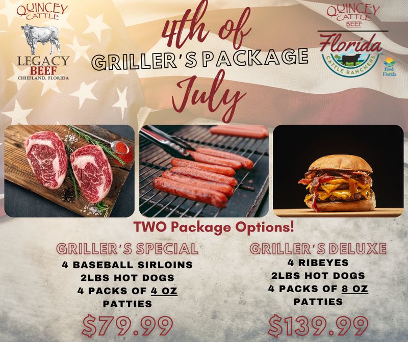 4th of July Griller's Packages