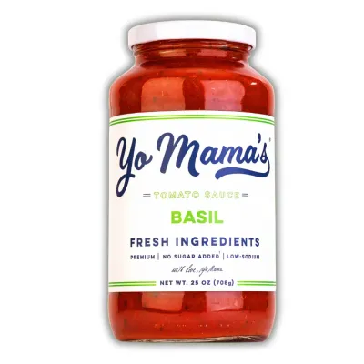 Yo Mama's Tomato Basil Sauce 25oz Yo Mama's Tomato Basil Sauce 25oz