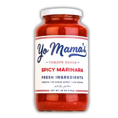Yo Mama's Spicy Marinara Sauce 25oz