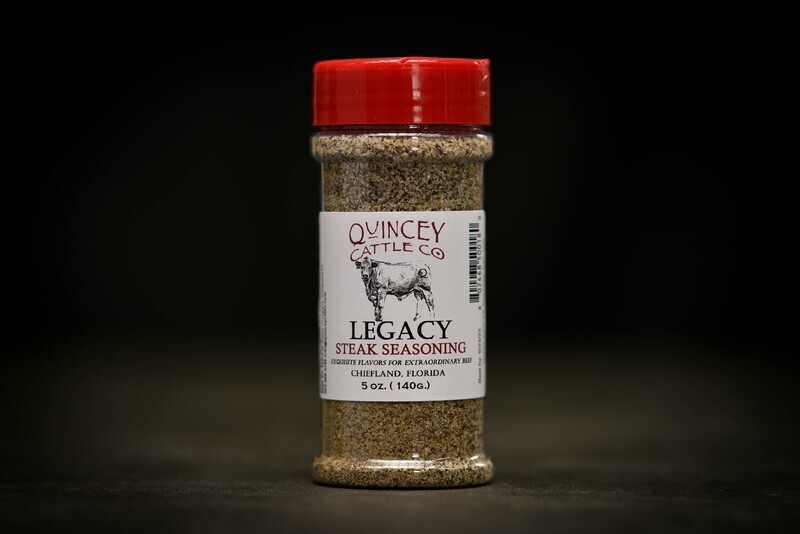 Quincey Cattle Legacy Steak Seasoning 5oz Quincey Cattle Legacy Steak Seasoning 5oz