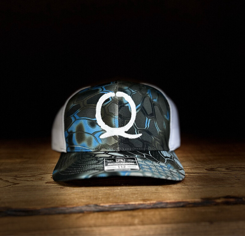 Quincey Cattle Kryptek Pontus/ White Richardson - Snapback Trucker Cap
