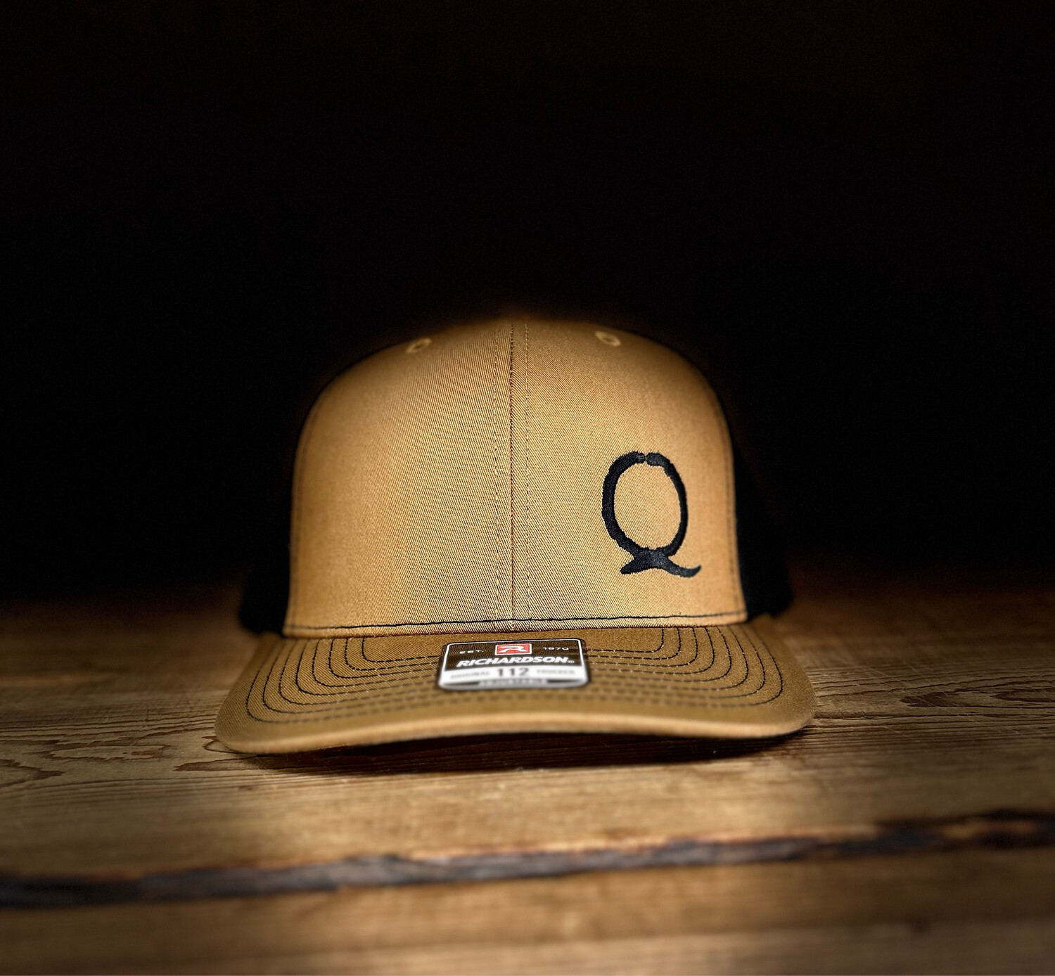 Quincey Cattle Caramel/ Black Richardson - Snapback Trucker Cap
