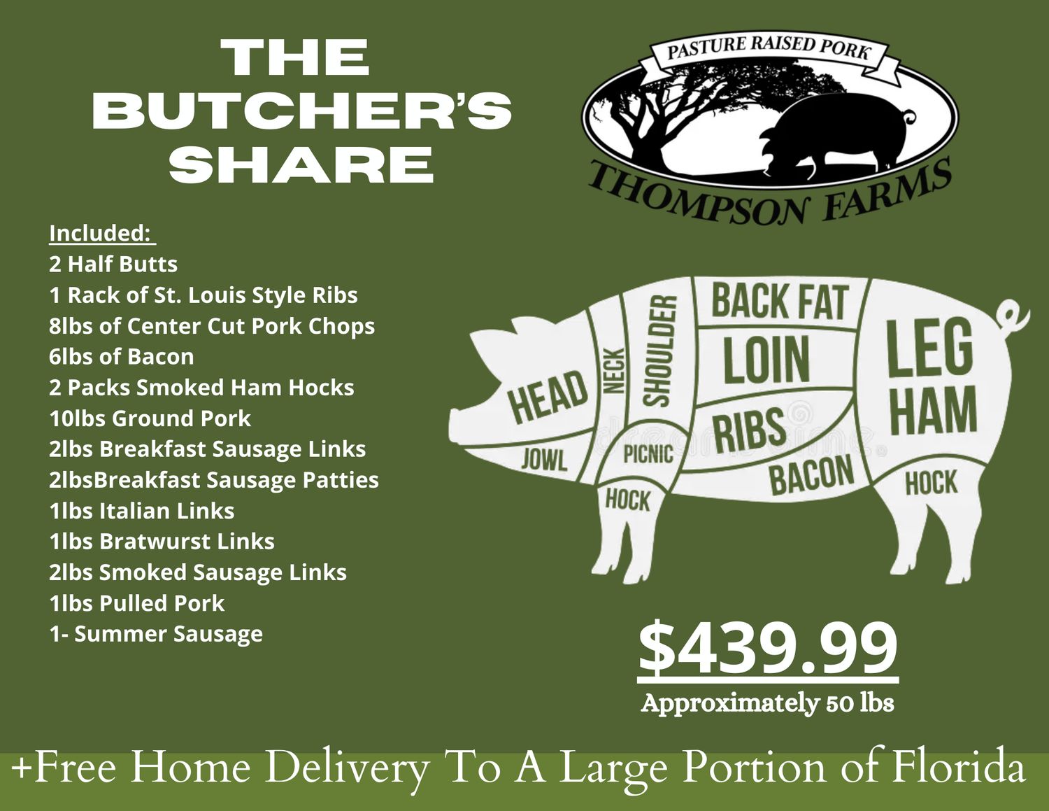 The Butcher's Share- Hog Package
