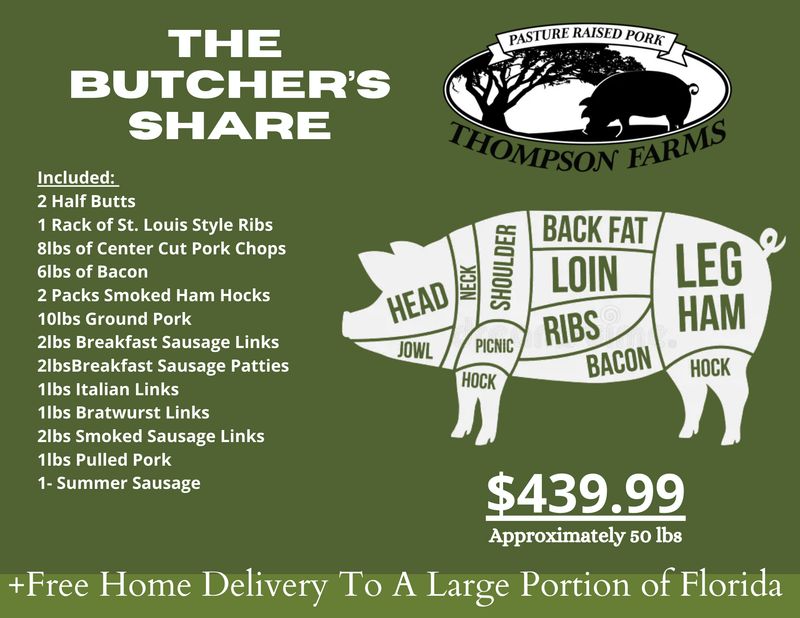 The Butcher's Share- Hog Package