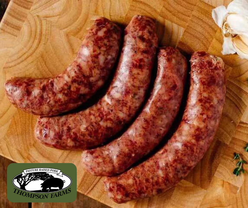 Smoked Pork Sausage All Natural - 1 Pound Package