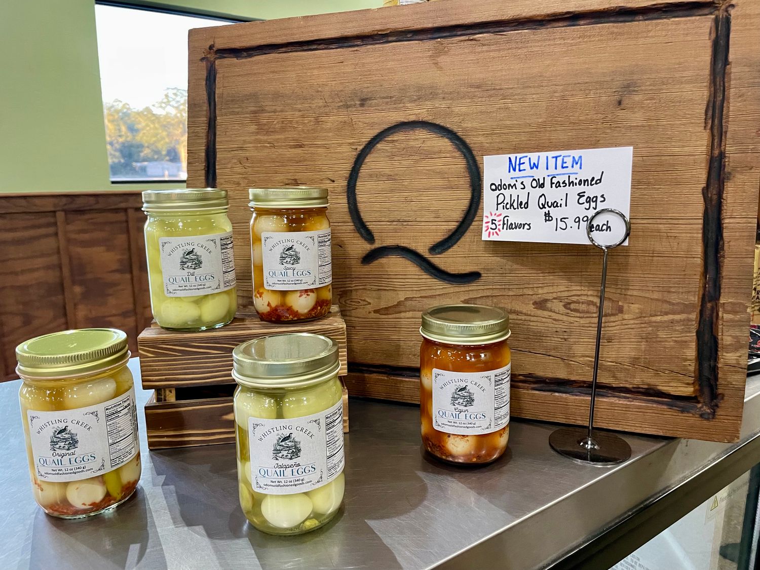 Odom's Whistling Creek Pickled Quail Eggs