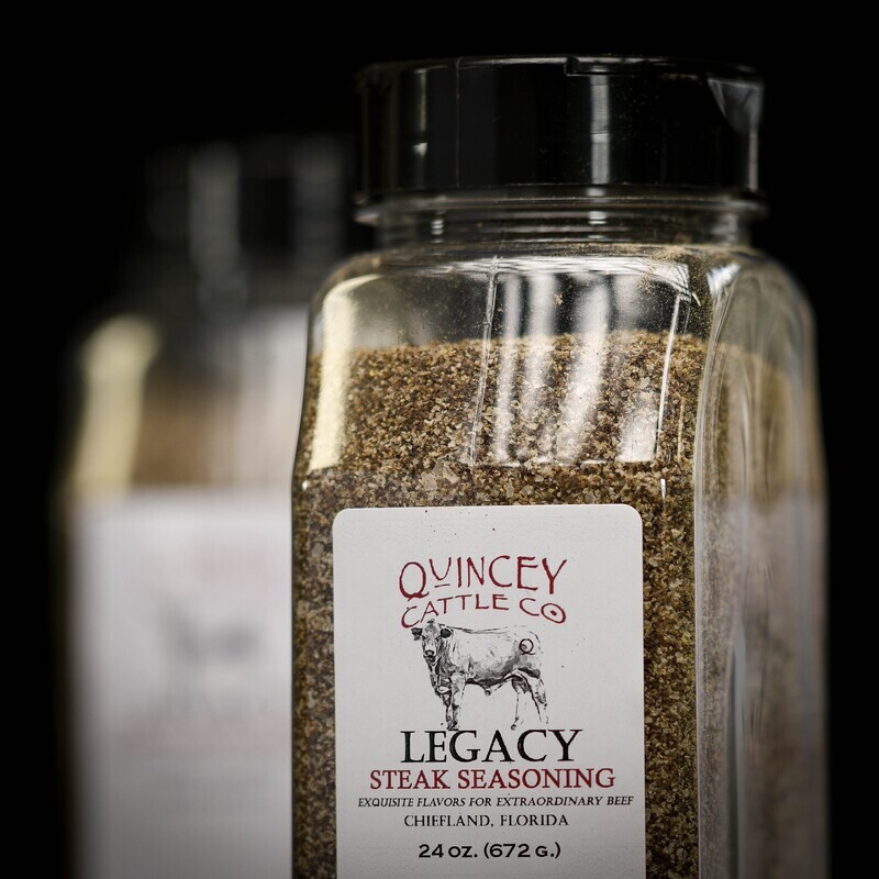 Quincey Cattle Legacy Steak Seasoning 1.5lb Quincey Cattle Legacy Steak Seasoning 1.5lb
