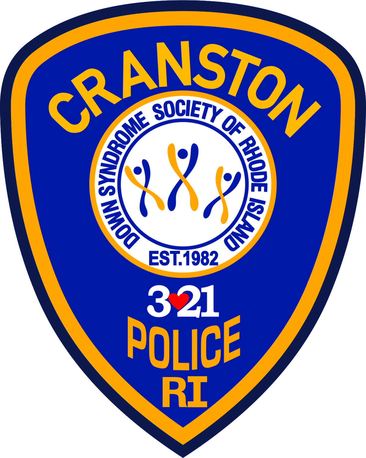 CPD Down Syndrome of RI Awareness Patch