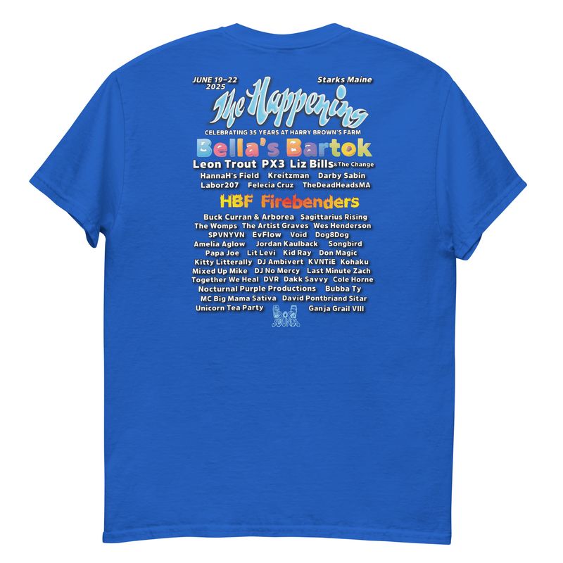 The Happening 2025 Official Festival T-Shirt – Band Lineup Edition