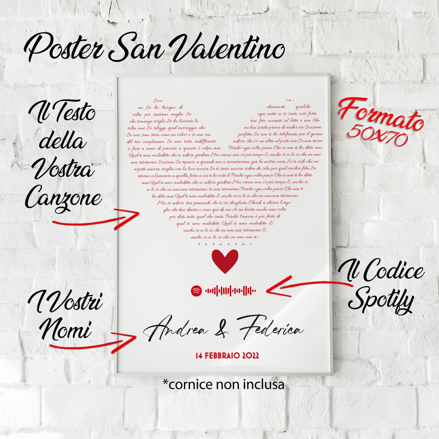 Poster Spotify San Valentino
