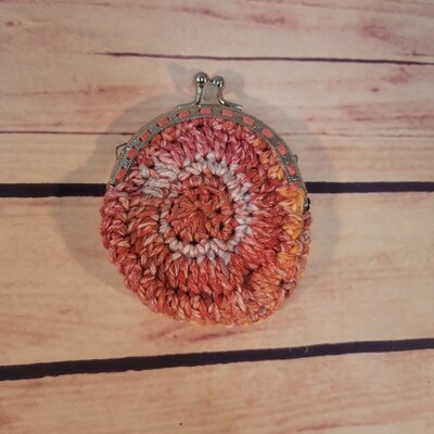 Round Crocheted Coin Purses