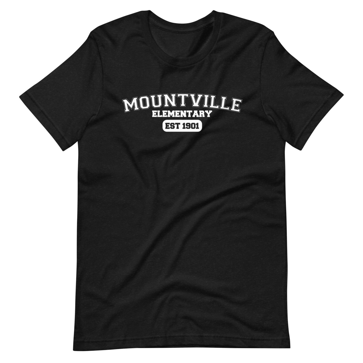 Mountville Elementary Classic Tee, Color: Black Heather, Size: XS