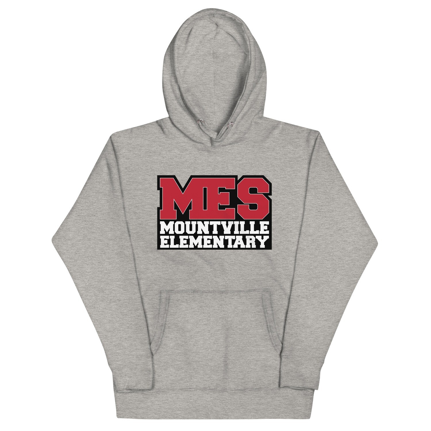 Mountville Elementary Collegiate Hoodie, Color: Carbon Grey, Size: S