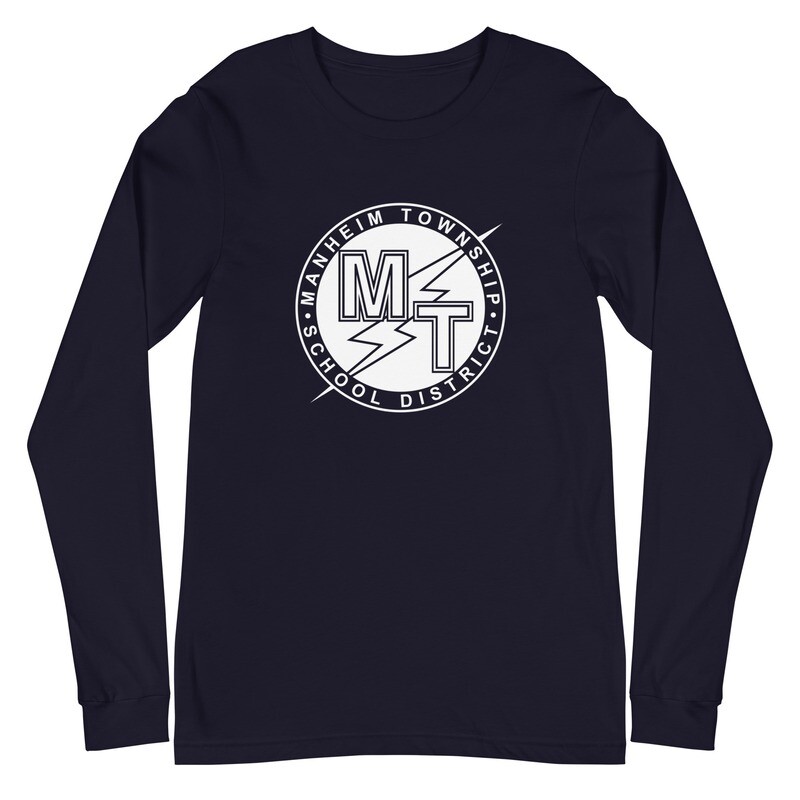 Township Logo Long Sleeve Tee, Color: Navy, Size: XS