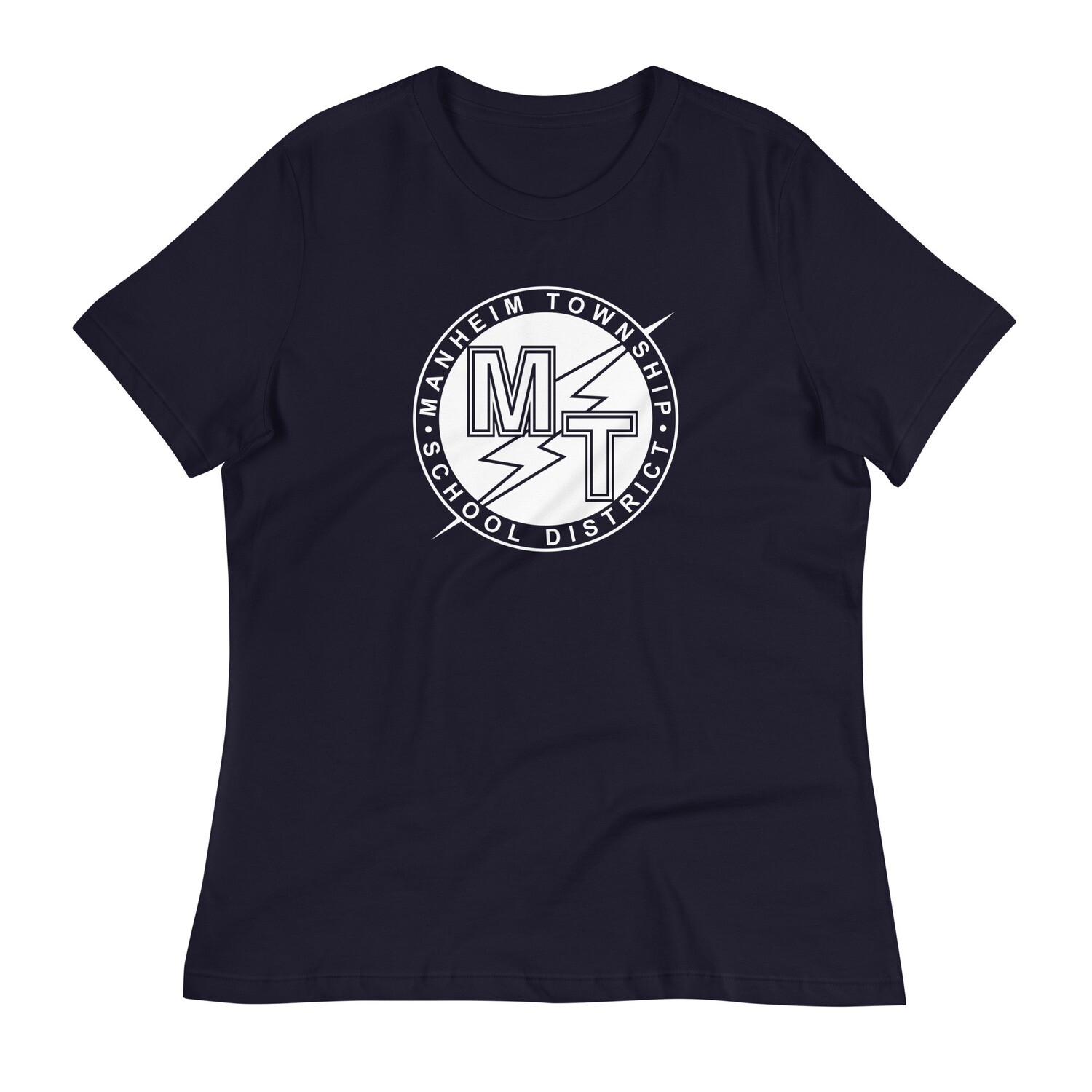 Township Logo Women's Relaxed T-Shirt, Color: Navy, Size: S