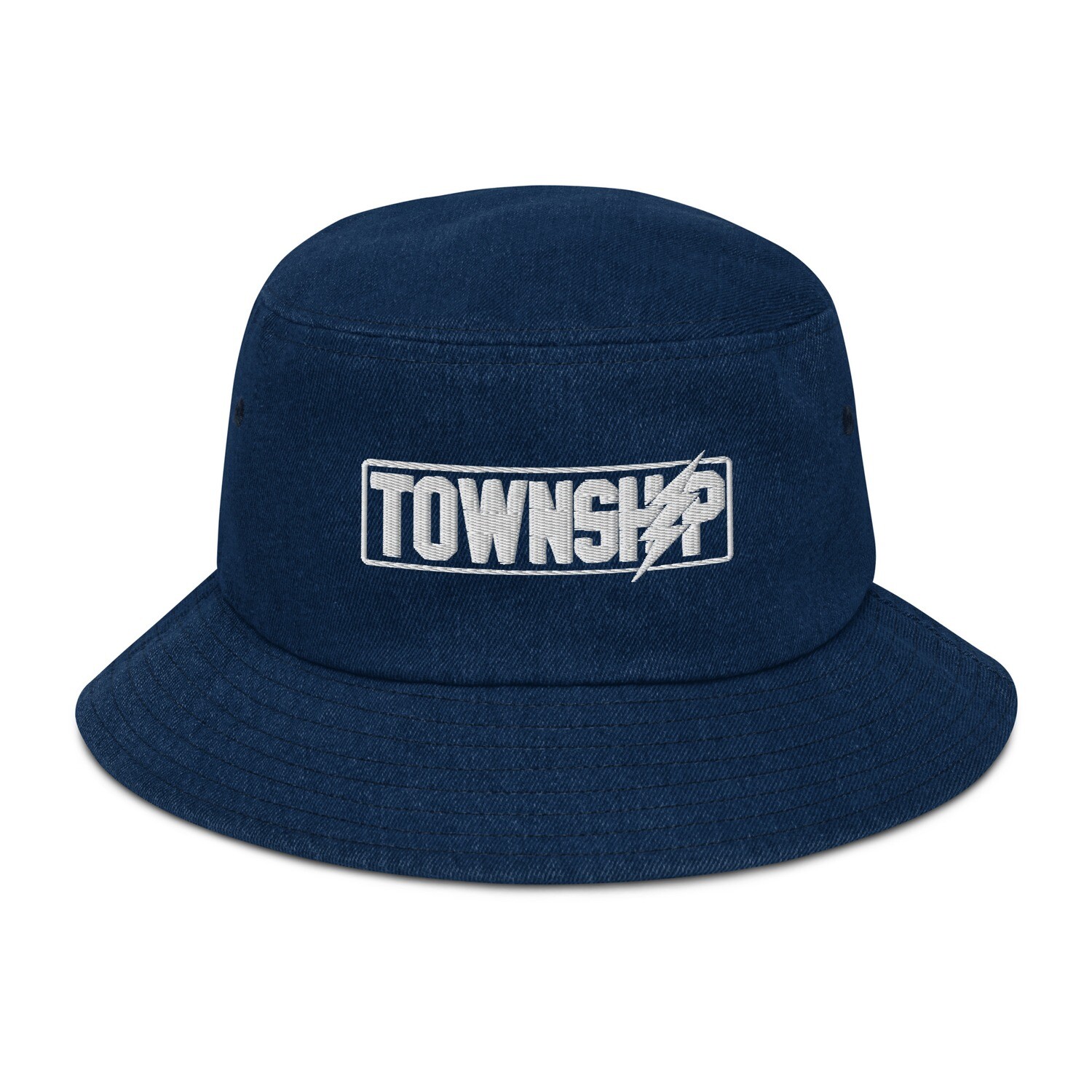 Township Embroidered Denim bucket hat