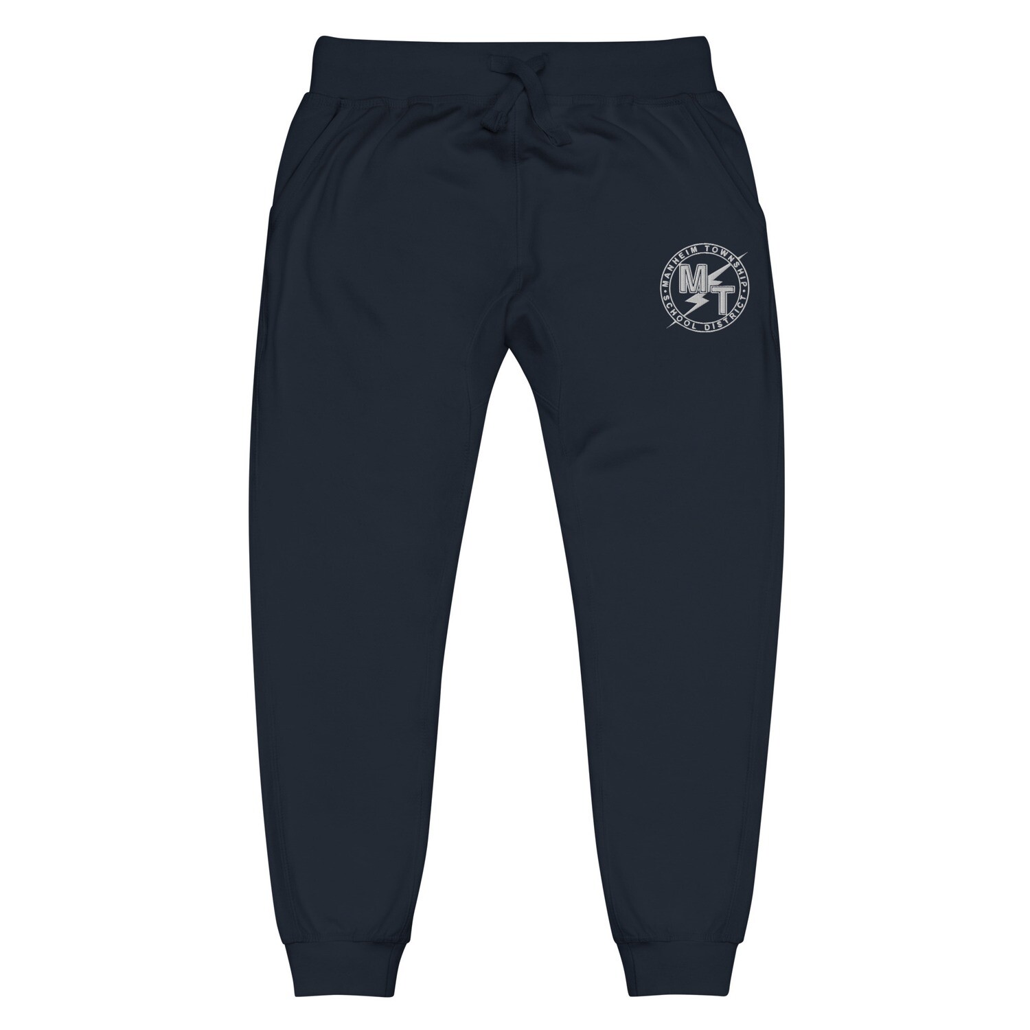 Township Logo Embroidered fleece sweatpants, Color: Navy Blazer, Size: XS