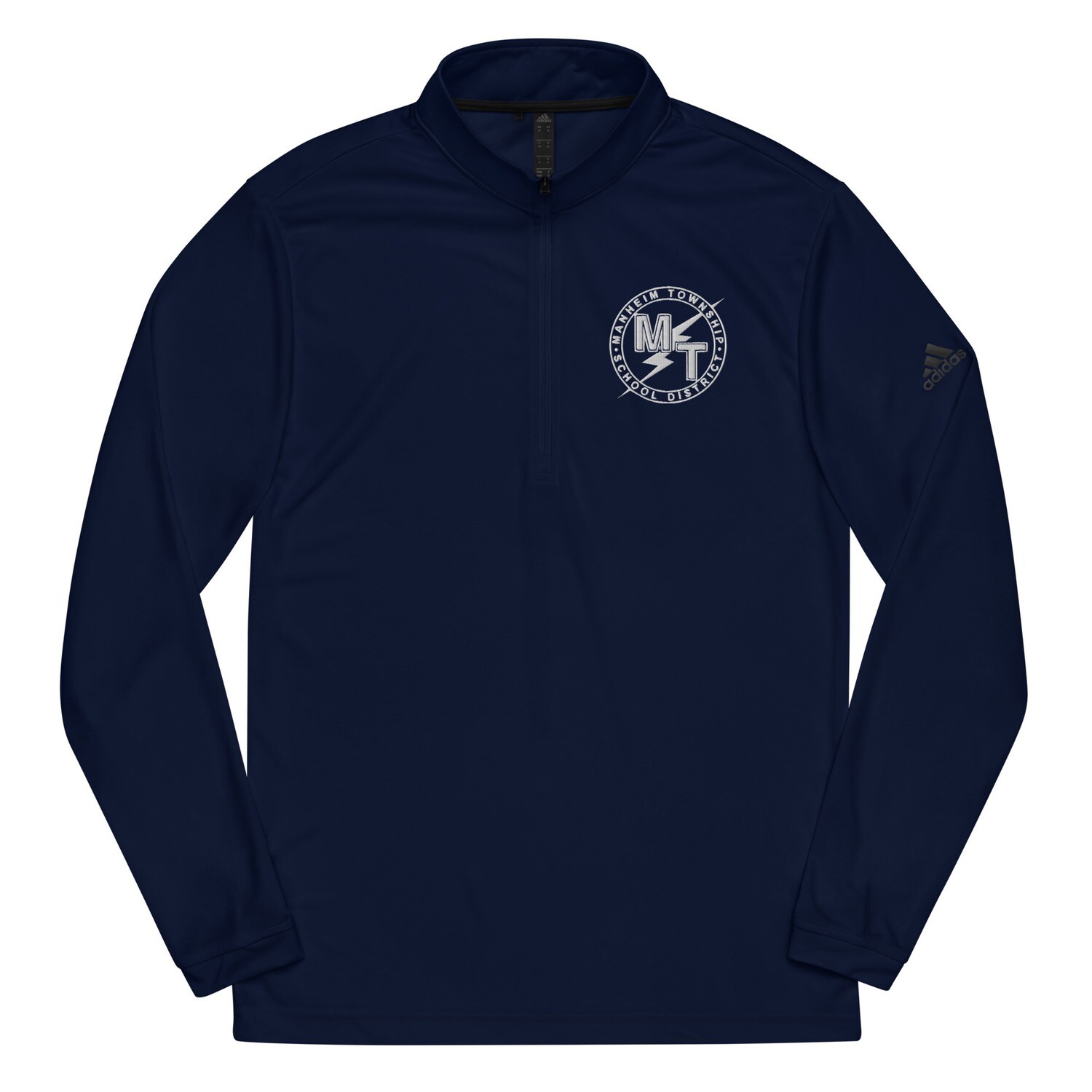 Township Logo Embroidered Adidas Quarter zip pullover