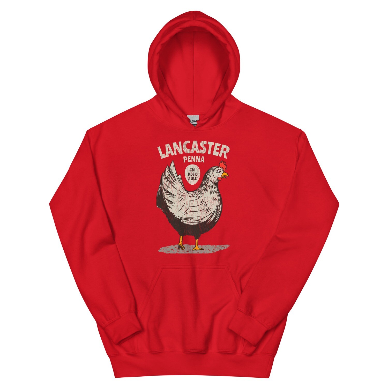 Im-peck-able Lancaster Hoodie, Color: Red, Size: S